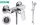 Hansgrohe Logis egykaros zuhanycsaptelep + Vernis Blend zuhanyszett, króm