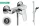 Hansgrohe Logis egykaros zuhanycsaptelep + Pulsify Select S zuhanyszett, króm