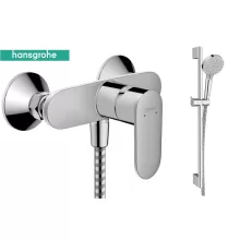   Hansgrohe Vernis Blend egykaros zuhanycsaptelep + Vernis Blend Zuhanyszettel, króm