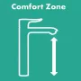 Hansgrohe Logis kád- és mosdócsaptelep szett Pulsify Select zuhanyszettel, matt fekete