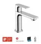 Hansgrohe Rebris E kád- és mosdócsaptelep szett Pulsify Select zuhanyszettel, króm