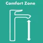 Hansgrohe Rebris E kád- és mosdócsaptelep szett Pulsify Select zuhanyszettel, matt fekete