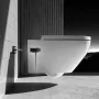 Laufen Ineo falsík alatti tartály szett króm nyomólappal + Laufen Pro fali WC Soft-Close ülőkével