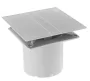 Sapho Cata E-100 Gsth automatikus ventilátor 4/8 W, ezüst 00900600