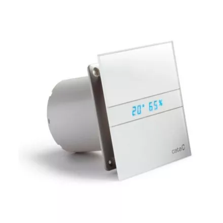 Sapho Cata E-120 GTH fürdőszobai ventilátor időkapcsolóval és páraérzékelővel, fehér 00901200