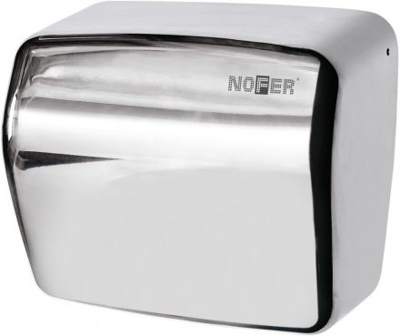 Nofer érintésmentes elektromos kézszárító 220-240V, 1500W, polírozott inox 01251.B