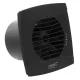 Sapho UC-12 T fürdőszobai ventilátor idözitővel 12W, fekete 01302000