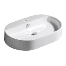   Sapho Kerasan Ring Pultra szerelhető mosdó 65x40 cm, fehér 028501