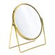 Sapho Ridder Summer álló kozmetikai tükör 16 cm átmérővel, arany 03009024