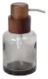 Sapho Figo szappanadagoló 300 ml, füstüveg / fa 08387