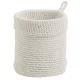 Sapho MALVA kozmetikai textil rendező kosár, fehér 100202