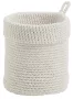 Sapho MALVA kozmetikai textil rendező kosár, fehér 100202