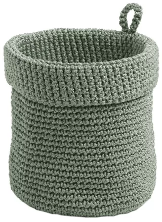 Sapho MALVA kozmetikai textil rendező kosár, zöld 100207