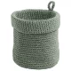 Sapho MALVA kozmetikai textil rendező kosár, zöld 100207