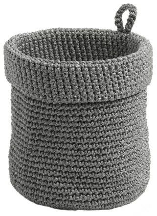 Sapho MALVA kozmetikai textil rendező kosár, szürke 100208