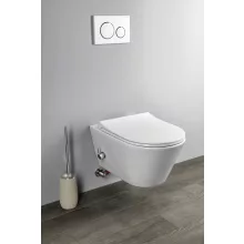   Sapho Avva Rimless fali WC bidézuhannyal és csapteleppel 53x35,5 cm, fehér 100315