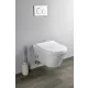 Sapho Avva Rimless fali WC bidézuhannyal és csapteleppel 53x35,5 cm, fehér 100315