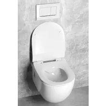   Sapho Brilla RIMLESS fali kerámia WC csésze 36,5x53 cm, fehér 100614