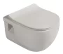 Sapho Brilla RIMLESS fali kerámia WC csésze 36,5x53 cm, matt latte 100614-114