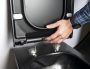 Sapho Avva Slim WC-ülőke, Soft-close, króm/fekete 	100787-110