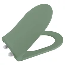  Sapho Brilla Duroplast WC ülőke lágy záródással, matt zöld 100787-128