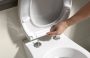 Sapho AVVA SLIM WC-ülőke, soft close, króm/fehér 100787