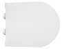 Sapho AVVA SLIM WC-ülőke, soft close, króm/fehér 100787