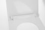 Sapho AVVA SLIM WC-ülőke, soft close, króm/fehér 100787