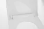 Sapho AVVA SLIM WC-ülőke, soft close, króm/fehér 100787