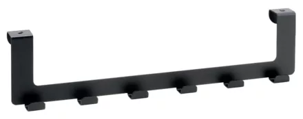Bemeta Dark fogas ajtóra 350x87x34 mm, matt fekete kivitelben