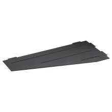 Bemeta Cytro fugába építhető polc 300x2x135 mm, matt fekete kivitelben