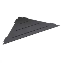   Bemeta Cytro fugába építhető polc 297x2x210 mm, matt fekete 101302420