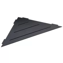 Bemeta Cytro fugába építhető polc 297x2x210 mm, matt fekete kivitelben