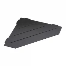   Bemeta Cytro fugába építhető polc 297x2x210 mm, matt fekete 101302440