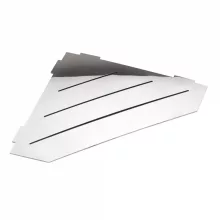   Bemeta Cytro fugába építhető polc 297x2x210 mm, polírozott 101302441