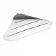 Bemeta Cytro fugába építhető polc 297x2x210 mm, polírozott 101302441