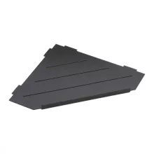   Bemeta Cytro fugába építhető polc 297x15x210 mm, matt fekete 101302450