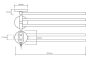 Bemeta Alfa Dupla mozgatható törölközőtartó 47,5 cm, króm 102404101