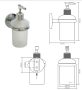 Bemeta Alfa Fali szappanadagoló 200 ml, króm 102408022