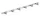 Bemeta Neo fali fogas 410x28x40 mm, matt inox 104606115
