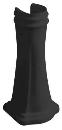 Sapho Kerasan Retro 67 cm magas univerzális láb - 56, 69 és 73 cm szélességű mosdókhoz, matt fekete 107031