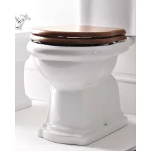   Sapho Kerasan Retro soft close WC ülőke dió színben, bronz színű zsanérokkal 108640