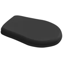   Sapho Kerasan Retro duroplast WC ülőke Soft Close zsanérokkal, matt fekete 108831