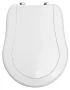 Sapho Kerasan Retro WC-ülőke, Soft close, fehér/króm 108901