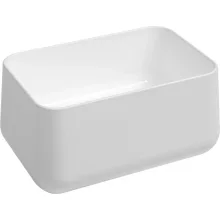   Sapho Isvea Allegro szögletes kerámia mosdótál 60x40 cm, fehér 10AL66060
