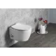Sapho Isvea Sentimenti Rimless fali WC csésze bidé csapteleppel 36x51 cm, fehér 10ARS1010