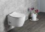 Sapho Isvea Sentimenti Rimless fali WC csésze bidé csapteleppel 36x51 cm, fehér 10ARS1010