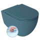 Sapho Isvea Infinity mélyöblítésű Rimless fali kerámia WC csésze 36,5x53 zöld 10NF02001-2P