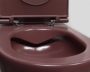 Sapho Isvea Infinity mélyöblítésű Rimless fali kerámia WC csésze 36,5x53 gesztenyevörös 10NF02001-2R