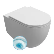 Sapho Isvea Infinity Rimless fali kerámia WC csésze 36,5x53 cm Vortex öblítési technológiával, fehér színben.